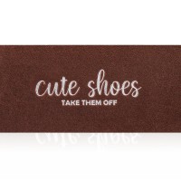 Cute Shoes Take Them Off Outdoor Mat Indoor Door Mat Entryway Rubber Backing Front Door Home Door Mats Welcome For Hallway Home