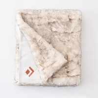 Luxury Plush Faux Fur Throw Blanket With Aztec Pattern Super Warm Fuzzy Elegant Fluffy Decoration Blanket For Couch Armchai