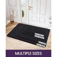 Dexi Door Mat Entryway Doormat Front Entrance Non-Slip Low Profile Washable For Inside Entry 19.5