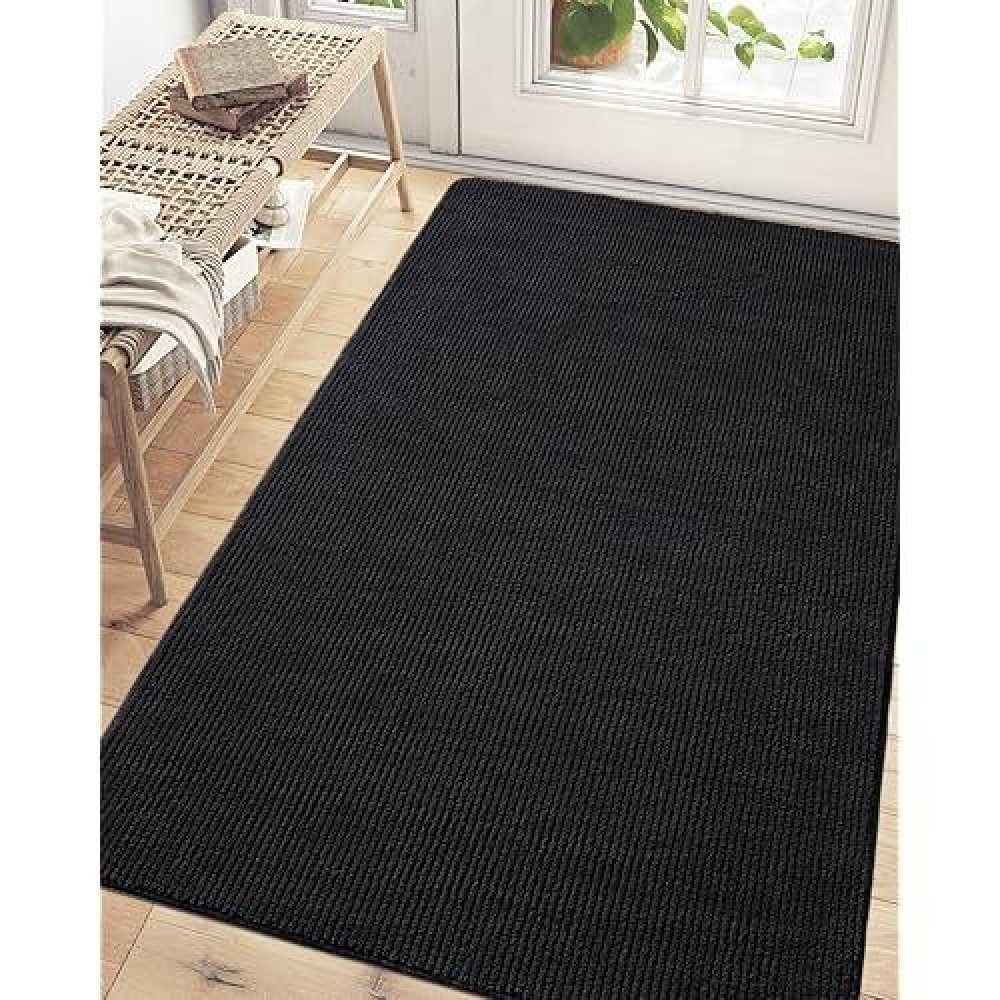 Dexi Door Mat Entryway Doormat Front Entrance Non-Slip Low Profile Washable For Inside Entry 35.5