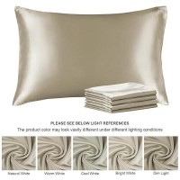 Bedelite Satin Pillowcase For Hair And Skin Super Soft Similar To Silk Pillow Cases 4 Pack With Envelope Closure Cooling Pillo