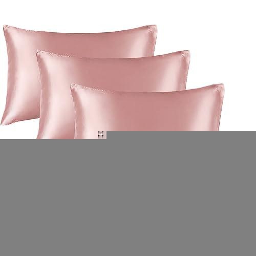 Bedelite Satin Pillowcase For Hair And Skin Super Soft Similar To Silk Pillow Cases 4 Pack With Envelope Closure Cooling Pillo