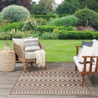 Nourison Positano Indooroutdoor Natural 6 X 9 Area Rug Easy Cleaning Non Shedding Bed Room Living Room Dining Room Deck