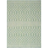 Nourison Positano Indooroutdoor Blue Green 6 X 9 Area Rug Easy Cleaning Non Shedding Bed Room Living Room Dining Room D