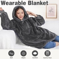 Waitu Wearable Blanket For Kids Cozy Wearable Blanket Hoodie For Teens Girls And Boys Warm Hoodie Blanket Sweatshirt Gift For