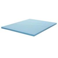 Treaton  2-Inch Gel Memory Foam Mattress Topper  Certipur-Us Certified For Superior Comfort And Support  Twin  Blue