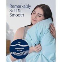 Rest Evercool Starter Sheet Set King Light Blue Breathable Bed Sheets For Hot Sleeper And Night Sweats With Pillowcases Io