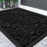 Yimobra Sturdy Door Mat Heavy Duty Front Welcome Mats For Home Entrance Outdoor Indoor Doormat For Outside Back Patio Floor En