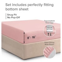 Full Size Fitted Bed Sheet Hotel Luxury Single Fitted Sheet Only Fits Mattress Up To 16 Extra Soft Wrinkle Free Breathab