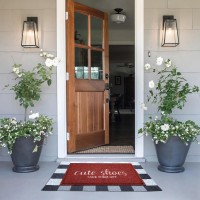 Front Door Mat Outdoor Cute Shoes Take Them Off Welcome Indoor Mats For Front Entry Entrance Doormat With Anti Slip Rubber Back