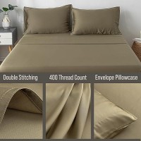 Bella Coterie Luxury Queen Pillowcase Set Organically Grown Viscose Made From Bamboo Ultra Soft Cooling 2 Pcs Olive