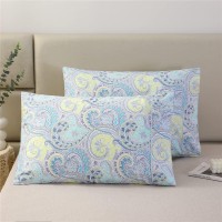 Urbonur 100 Cotton Pillowcases Set Of 2 Standard Size Boho Bohemian Pattern Pillow Cases Soft Breathable Cooling Pillowcase Dec