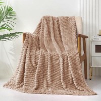 Exclusivo Mezcla Extra Large Soft Fleece Throw Blanket 50X70 Inches 3D Clouds Stylish Jacquard Throw Blanket For Couch Cozy So