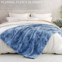 Exclusivo Mezcla Extra Large Soft Fleece Throw Blanket 50X70 Inches 3D Clouds Stylish Jacquard Throw Blanket For Couch Cozy So