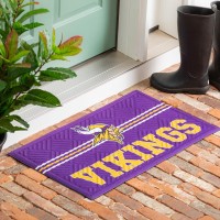 Team Sports America Nfl Entrance Doormat 28 X 16 Inches Embossed Cross Hatch Non Slip Backing Indoor And Outdoor Home