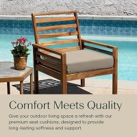 Honeycomb Outdoor Cushion Set 20 X 20 Solarvie Taupe Dining Patio Cushions