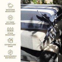 Honeycomb Outdoor Highback 21 W X 42 L Solarvie Grey Chair Cushion