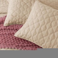 Exclusivo Mezcla Soft Quilt Set Twin Size 2 Pieces Lightweight Quilts Brich Beige Bedspreads Coverlets Bedding Set For All Seas