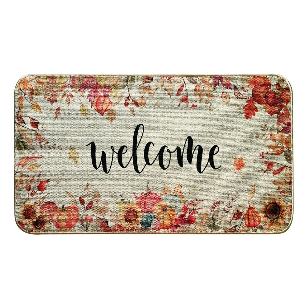 Voanos Fall Welcome Door Mat