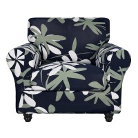 Searchi Stretch Sofa Cover Printed Couch Covers Floral Pattern 2 Piece Armchair Slipcover With Separate Chair Cushion Cover Wa