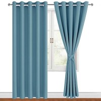 Hiasan Blackout Curtains For Bedroom 60 X 84 Inches Long Thermal Insulated Noise Reducing Window Curtains For Living Room