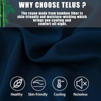 Telus Pillow Cases Queen Size 2 Pack Bamboo Rayon Cooling Pillowcases With Envelope Closure Cool Breathable Pillow Case For Ho