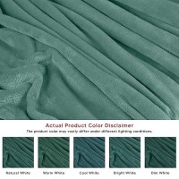 Utopia Bedding Celadon Fleece Blanket Queen Size Lightweight Fuzzy Soft Antistatic Microfiber Bed Blanket 90X90 Inch