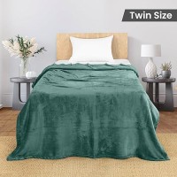 Utopia Bedding Celadon Fleece Blanket Twin Size Lightweight Fuzzy Soft Antistatic Microfiber Bed Blanket 90X66 Inch