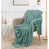 Utopia Bedding Celadon Fleece Blanket Throw Size Lightweight Fuzzy Soft Antistatic Microfiber Bed Blanket 60X50 Inch