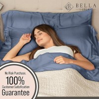 Bella Coterie Luxury Cal King Bamboo Sheet Set Organically Grown Ultra Soft Cooling For Hot Sleepers 18 Deep Pocket