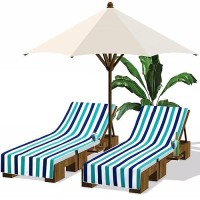 Fumete 2 Packs Pool Lounge Chair Cover 30 X 85 Inch Patio Chaise Lounge Covers Microfiber Beach Chair Towel Portable Stripe Chai