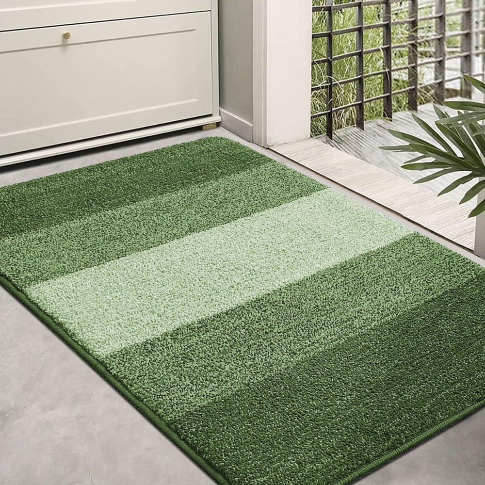 Kitinjoy Indoor Door Mat 36X24 Nonslip Absorbent Dirt Trapper Entrance Mat Lowprofile Washable Inside Floor Mat Durable Sof