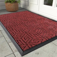 Yimobra Front Entrance Door Mat Outdoor Indoor 36X24 Inch Heavy Duty Doormat Entryway Floor Mat Non Slip Durable Rubber Backi