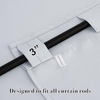 Ryb Home Small Window Curtains Blackout Insualting Privacy Curtains For Kids Bedroom Kitchen Bathroom Basement Cafe Cabinet Ti