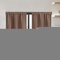 Ryb Home Small Window Curtains Blackout Insualting Privacy Curtains For Kids Bedroom Kitchen Bathroom Basement Cafe Cabinet Ti