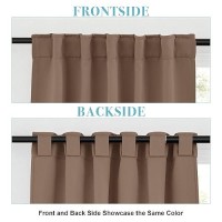 Ryb Home Kitchen Window Curtains Blackout Privacy Half Window Curtains For Bedroom Bathroom Dining Living Room Cafe Office Sho