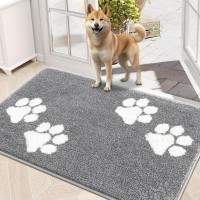 Vaukki Indoor Doormat Entryway Door Mat Non Slip Absorbent Mud Trapper Mats Lowprofile Inside Floor Mats Soft Washable Small