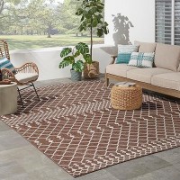 Nourison Positano Indooroutdoor Natural 8 X 10 Area Rug Easy Cleaning Non Shedding Bed Room Living Room Dining Room Bac