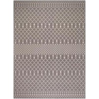 Nourison Positano Indooroutdoor Charcoal 8 X 10 Area Rug Easy Cleaning Non Shedding Bed Room Living Room Dining Room Ba