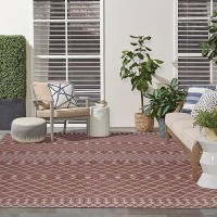 Nourison Positano Indooroutdoor Natural 9 X 12 Area Rug Easy Cleaning Non Shedding Bed Room Living Room Dining Room Bac