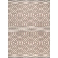 Nourison Positano Indooroutdoor Beige 9 X 12 Area Rug Easy Cleaning Non Shedding Bed Room Living Room Dining Room Backy