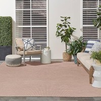 Nourison Positano Indoor/Outdoor Jute 9' X 12' Area Rug  Easy Cleaning  Non Shedding  Bed Room  Living Room  Dining Room  Backyard  Deck  Patio (9X12)