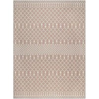 Nourison Positano Indooroutdoor Beige 8 X 10 Area Rug Easy Cleaning Non Shedding Bed Room Living Room Dining Room Backy