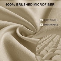 Freshculture Full Fitted Sheet Only Hotel Quality Fitted Sheet Full Size Ultra Soft Breathable Brushed Microfiber Deep