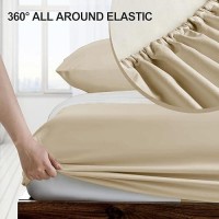 Freshculture Full Fitted Sheet Only Hotel Quality Fitted Sheet Full Size Ultra Soft Breathable Brushed Microfiber Deep