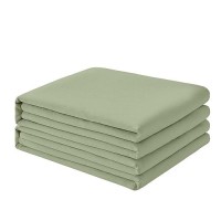 Freshculture Queen Flat Sheets Only 2 Pack - Hotel Quality Flat Bed Sheets - Brushed Microfiber - Ultra Soft & Breathable - Wrinkle-Free - Easy Care - Flat Sheets Only Queen Size (Sage Green)