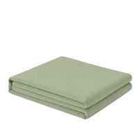 Freshculture Queen Flat Sheet - Hotel Quality Queen Flat Sheet Only - Brushed Microfiber Top Sheet - Ultra Soft & Breathable - Wrinkle-Free - Easy Care - Single Flat Sheet (Queen  Sage Green)