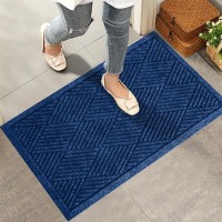 Hiyard Sturdy Front Door Mat Absorbent Muddy Dirt Resist Welcome Door Mats Outdoor Indoor Stain And Fade Resistant Nonslip R