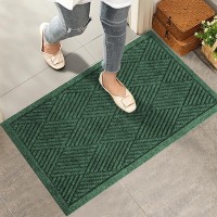 Hiyard Sturdy Front Door Mat Absorbent Muddy Dirt Resist Welcome Door Mats Outdoor Indoor Stain And Fade Resistant Nonslip R