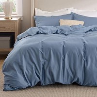 Bedsure Cotton Duvet Cover King Size Silky And Breathable Eucalyptus Lyocell Cotton Hybrid Comforter Cover Set For Hot Sleeper